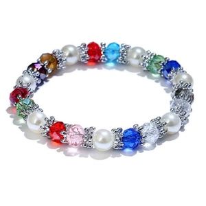 Buddha Bracelet Stone Pearl Crysta…